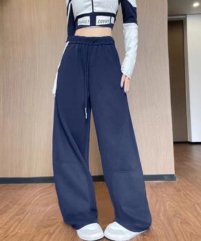 ワイドパンツウエストゴムスウェットパンツ 送料無料 即日発送-5