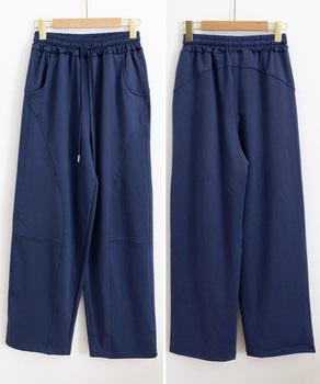 ワイドパンツウエストゴムスウェットパンツ 送料無料 即日発送-8