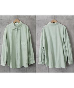 シャツレディースオーバーサイズ長袖シャツ 送料無料 即日発送-8