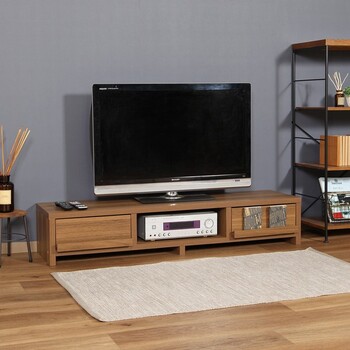 TV台 ルーク ライトブラウン 150cm 収納 送料無料-3