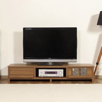 TV台 ルーク ライトブラウン 150cm 収納 送料無料-4