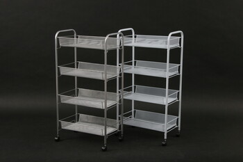 メッシュ トローリー 4段 送料無料-1