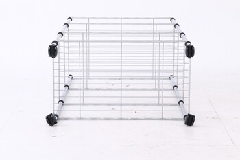 メタルマルチシェルフ 4段 幅60cm クロム MS 635124CR 送料無料-9