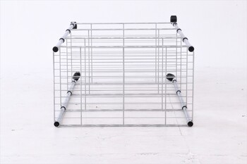 メタルマルチシェルフ 4段 幅60cm クロム MS 635124CR 送料無料-8