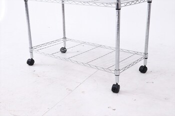 メタルマルチシェルフ 4段 幅90cm クロム MS 945154CR 送料無料-6