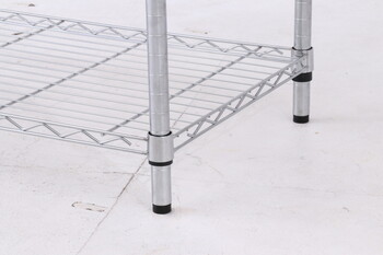 メタルマルチシェルフ 4段 幅90cm クロム MS 945154CR 送料無料-8