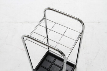 クロム傘立て 9マス シンプルなデザインの傘たて 送料無料-6