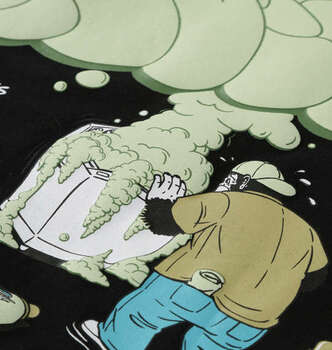 大きいサイズ BEN DAVIS バブルプリント長袖Tシャツ 3L 4L 5L 6L ブラック ラッピング可 送料無料 即日発送-3