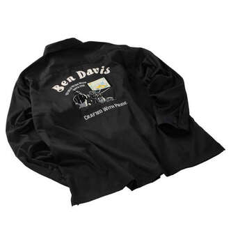 大きいサイズ BEN DAVIS 刺繍ツイルワークシャツ 3L 4L 5L 6L ブラック ラッピング可 送料無料 即日発送-2