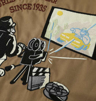 大きいサイズ BEN DAVIS 刺繍ツイルワークシャツ 3L 4L 5L 6L ベージュ ラッピング可 送料無料 即日発送-4