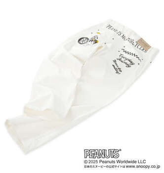 大きいサイズ FLAGSTAFF×PEANUTS スヌーピーコラボデニムパンツ 100 110 120 130 ホワイト ラッピング可 送料無料 即日発送-4