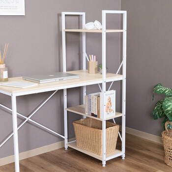 ラック付きデスク アチーブ 送料無料-13