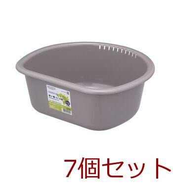 クッキンパル 洗い桶 L Ｄ型 BG MM025931-C9439 ×7個セット 送料無料 即日発送-0