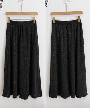 ラメ入りロングスカート キラキラスカート 送料無料 即日発送-8