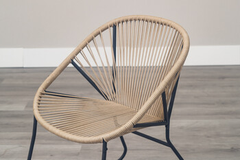 インテリアのアクセントに ロープチェア ダフネ 送料無料-11