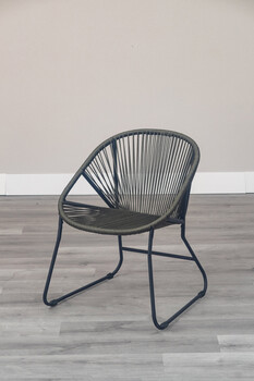 インテリアのアクセントに ロープチェア ダフネ 送料無料-3