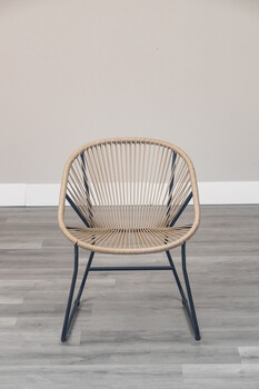 インテリアのアクセントに ロープチェア ダフネ 送料無料-5