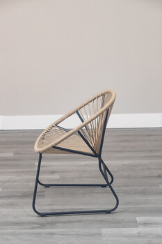 インテリアのアクセントに ロープチェア ダフネ 送料無料-6