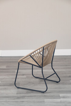 インテリアのアクセントに ロープチェア ダフネ 送料無料-7