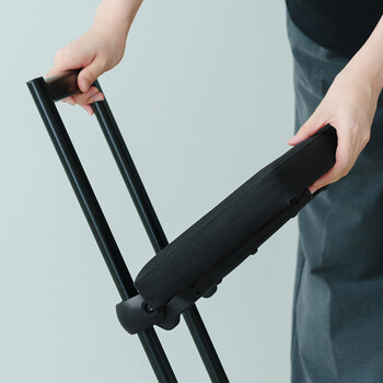 ルルチェア 高さ調節 折りたたみ カウンターチェア キッチン 作業 無段階調節 ワークチェア 送料無料-17