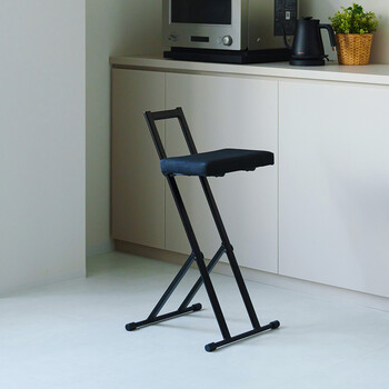 ルルチェア 高さ調節 折りたたみ カウンターチェア キッチン 作業 無段階調節 ワークチェア 送料無料-28