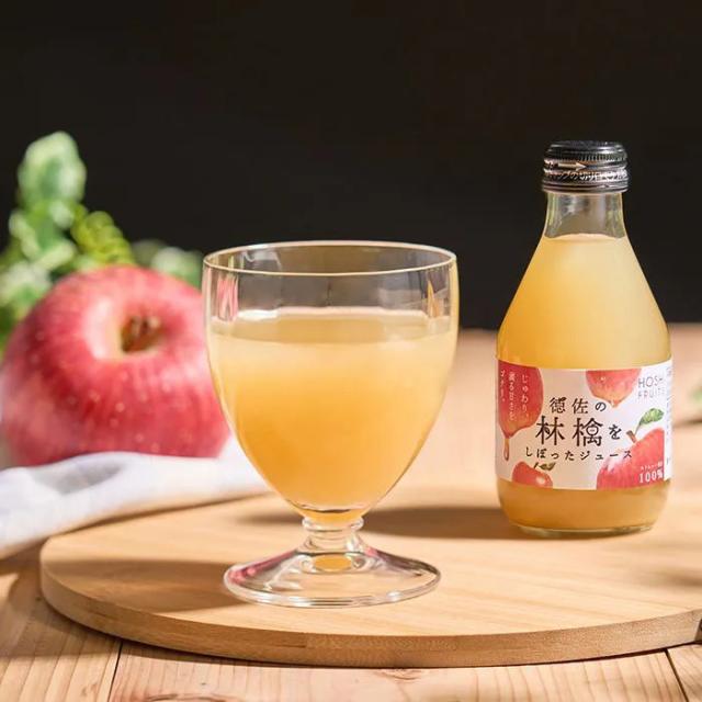 ホシフルーツ 徳佐の林檎をしぼったジュース 6個セット 送料無料-4
