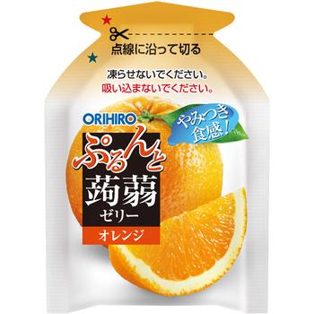 ぷるんと蒟蒻ゼリーパウチ シャインマスカット+オレンジ 8セット 送料無料-2