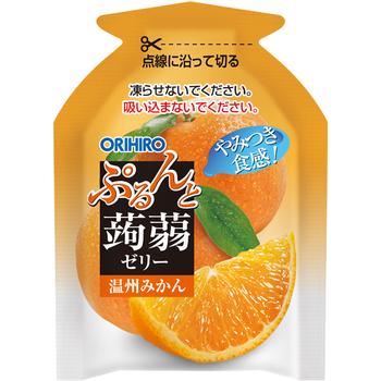 秋冬期間限定 ぷるんと蒟蒻ゼリーパウチ いちご＋温州みかん 8セット 送料無料-2