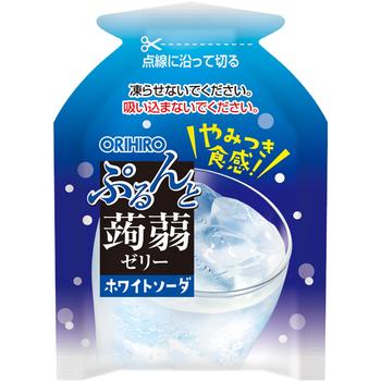 秋冬期間限定 ぷるんと蒟蒻ゼリーパウチ ホワイトソーダ 18個セット 送料無料-1