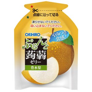秋冬期間限定 ぷるんと蒟蒻ゼリーパウチ 豊水梨 18個セット 送料無料-1