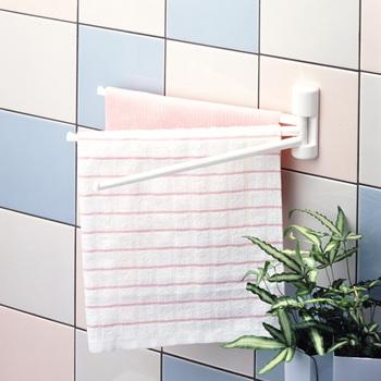 ふきん掛け粘着3本 ホワイト 5個セット 送料無料 即日発送-2