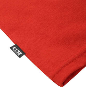 大きいサイズ SY32 by SWEET YEARS ハートパターンボックスロゴ長袖Tシャツ 3L 4L 5L 6L レッド ラッピング可 送料無料 即日発送-5