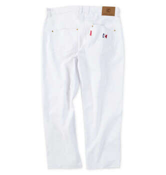 大きいサイズ KARL KANI デニムパンツ 100 110 120 130 140 ホワイト ラッピング可 送料無料 即日発送-1