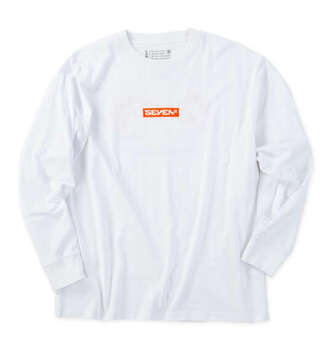 大きいサイズ SEVEN2 天竺長袖Tシャツ 3L 4L 5L 6L 8L ホワイト ラッピング可 送料無料 即日発送-1