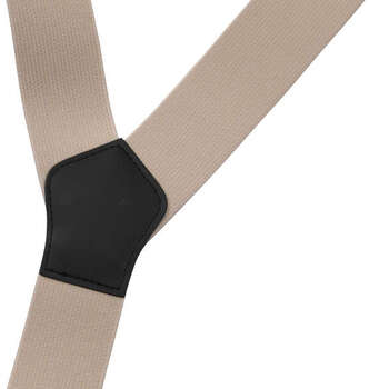 大きいサイズ サスペンダー 5L ベージュ ラッピング可 送料無料 即日発送-1