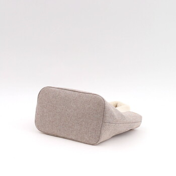 パール刺繍xエコファーハンドル トートバッグ COOCO クーコ SMILEY 送料無料 即日発送-9