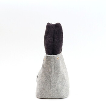 パール刺繍xエコファーハンドル トートバッグ COOCO クーコ SMILEY 送料無料 即日発送-8