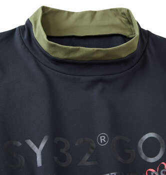 大きいサイズ SY32 by SWEET YEARS ウルトラライトバックブラッシュドモックスウェット 3L 4L 5L 6L ブラック ラッピング可 送料無料 即日発送-3