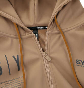 大きいサイズ SY32 by SWEET YEARS 3レイヤーフリースライニングフルジップパーカー 3L 4L 5L 6L ベージュ ラッピング可 送料無料 即日発送-4