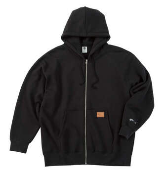 大きいサイズ ELEMENT LOGOフルジップパーカー 3L 4L 5L 6L ブラック ラッピング可 送料無料 即日発送-1