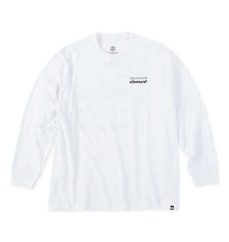 大きいサイズ ELEMENT NUMBER長袖Tシャツ 3L 4L 5L 6L ホワイト ラッピング可 送料無料 即日発送-1