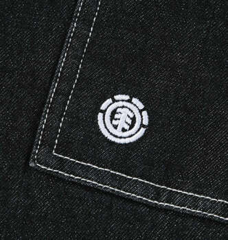 大きいサイズ ELEMENT SHODデニムペインターパンツ 3L 4L 5L 6L ブラック ラッピング可 送料無料 即日発送-3