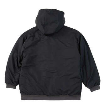 大きいサイズ KRIFF MAYER ひっくりフルジップパーカージャケット 3L 4L 5L 6L 8L ブラック ラッピング可 送料無料 即日発送-1