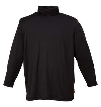 大きいサイズ EDWIN BODY FIRE長袖タートルネックTシャツ 3L 4L 5L 6L 7L 8L ブラック ラッピング可 送料無料 即日発送-0