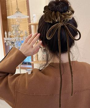 ヘアゴム レディース シュシュ 髪飾り 送料無料 即日発送-6