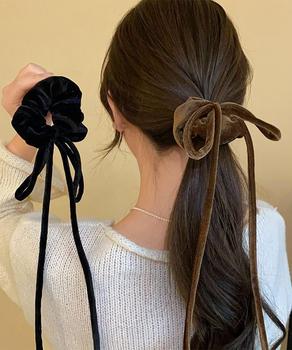 ヘアゴム レディース シュシュ 髪飾り 送料無料 即日発送-8