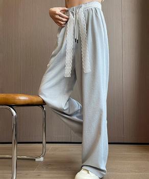 レースワイドイージーパンツ ボトムス 送料無料 即日発送-5