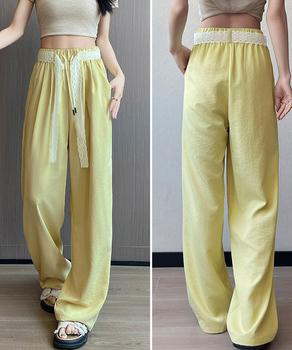 レースワイドイージーパンツ ボトムス 送料無料 即日発送-7