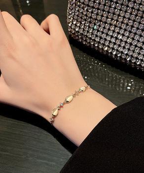 ブレスレット バングル アクセサリー　チェーンブレスレット レディース ゴールド 送料無料 即日発送-4