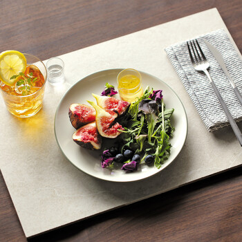 石紋 せきもん 板皿 白 L 日本製 送料無料-7